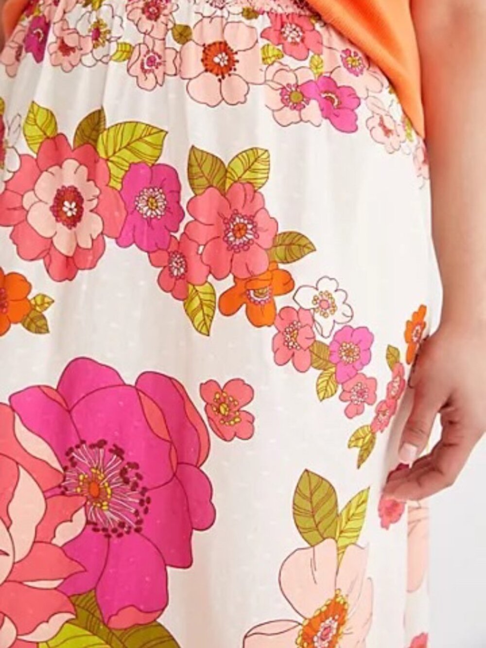 Love The Label | Floral 100% Cotton Briar Maxi Skirt + Tube Top Set | NWT - Picture 10 of 11